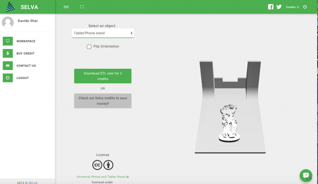 Новое приложение Selva обеспечивает 3D-печать предметов из изображений
